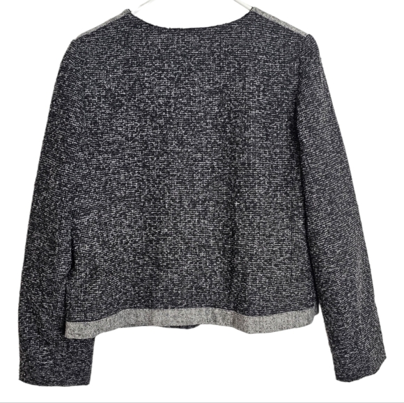 Liz Claiborne Wool Blend Zip Up Pocketed Jacket * TINY FLAW - Picture 7 of 10